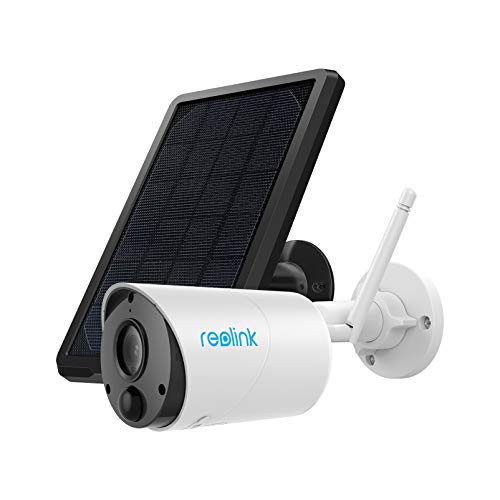 Reolink Überwachungskamera Argus Eco + Solarpanel, 1080p WLAN IP Kamera Aussen mit Akku, SD Kartenslot, PIR Bewegungsmelder, 2,4Ghz WLAN, IR Nachtsicht und 2-Wege-Audio Reolink Überwachungskamera Argus Eco + Solarpanel, 1080p WLAN IP Kamera Aussen mit Akku, SD Kartenslot, PIR Bewegungsmelder, 2,4Ghz WLAN, IR Nachtsicht und 2-Wege-Audio