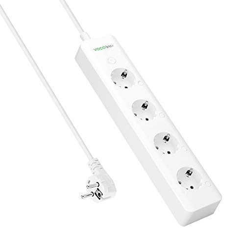 VOCOlinc Smart WLAN Steckdosenleiste Intelligente WiFi Mehrfachsteckdose Überspannungsschutz 4 AC Ausgänge Kompatibel Alexa Google Home und HomeKit(iOS13+) App Fernsteuerung 2300W Fahrplan Edition VOCOlinc Smart WLAN Steckdosenleiste Intelligente WiFi Mehrfachsteckdose Überspannungsschutz 4 AC Ausgänge Kompatibel Alexa Google Home und HomeKit(iOS13+) App Fernsteuerung 2300W Fahrplan Edition