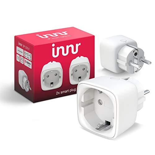 Innr SmartPlug, kompatibel mit Philips Hue*, Alexa, Google Home (bridge erforderlich), intelligente Funksteckdose, 2300W, Zigbee 3.0, 2-Pack, SP 220-2 Innr SmartPlug, kompatibel mit Philips Hue*, Alexa, Google Home (bridge erforderlich), intelligente Funksteckdose, 2300W, Zigbee 3.0, 2-Pack, SP 220-2