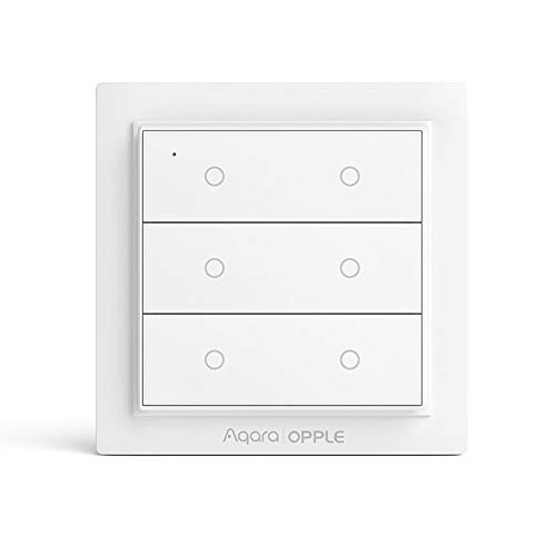 Für Aqara/OPPLE Wireless-Wandschalter, Smart-Wandschalter, Unterstützung für Apple HomeKit, mit magnetischem Design, ZigBee Smart Link (Sechs Schlüssel) Für Aqara/OPPLE Wireless-Wandschalter, Smart-Wandschalter, Unterstützung für Apple HomeKit, mit magnetischem Design, ZigBee Smart Link (Sechs Schlüssel)