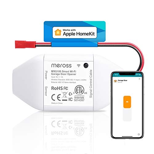 Meross Smart WLAN Garagentoröffner funktioniert mit Apple HomeKit, APP-Steuerung, Kompatibel mit Alexa, Google Assistant und SmartThings, kein Hub erforderlich Meross Smart WLAN Garagentoröffner funktioniert mit Apple HomeKit, APP-Steuerung, Kompatibel mit Alexa, Google Assistant und SmartThings, kein Hub erforderlich