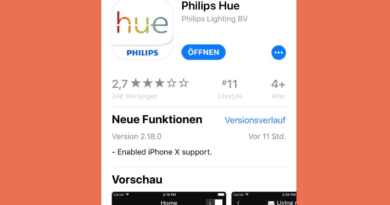 Notitz: App-Updates für Philips Hue und Elgato Eve