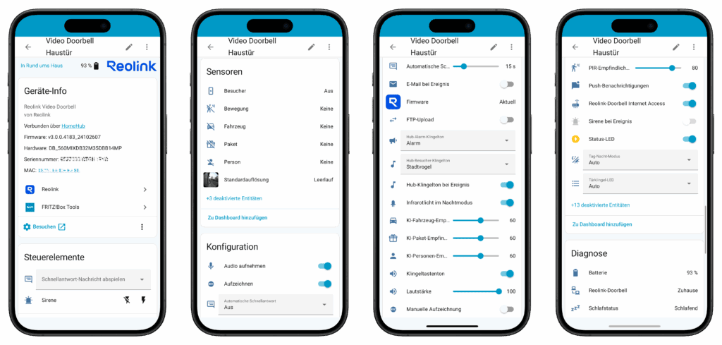 Reolink Video Doorbell Battery HA